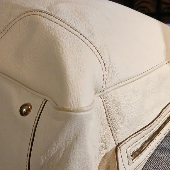 Gucci tote bag Sherry Line White Leather - Picture 8 of 16